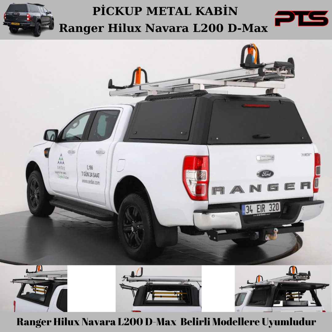 Pickup Metal Kabin Ranger Hilux Navara L200 D-Max Metal Kabin