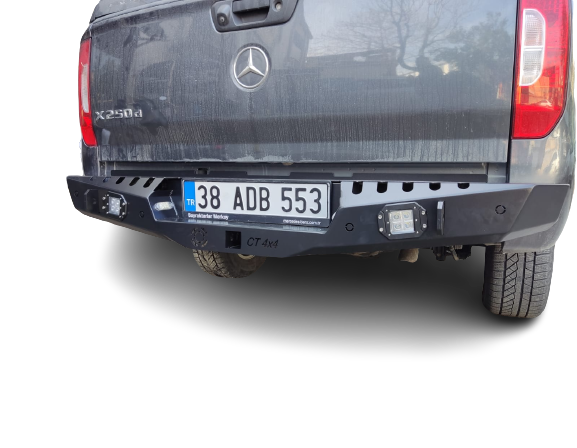 Isuzu D-Max Arka Çelik Tampon D-Max Arka Işıklı Demir Tampon Koruma