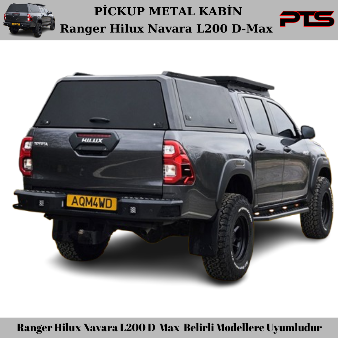 Pickup Metal Kabin Ranger Hilux Navara L200 D-Max Metal Kabin
